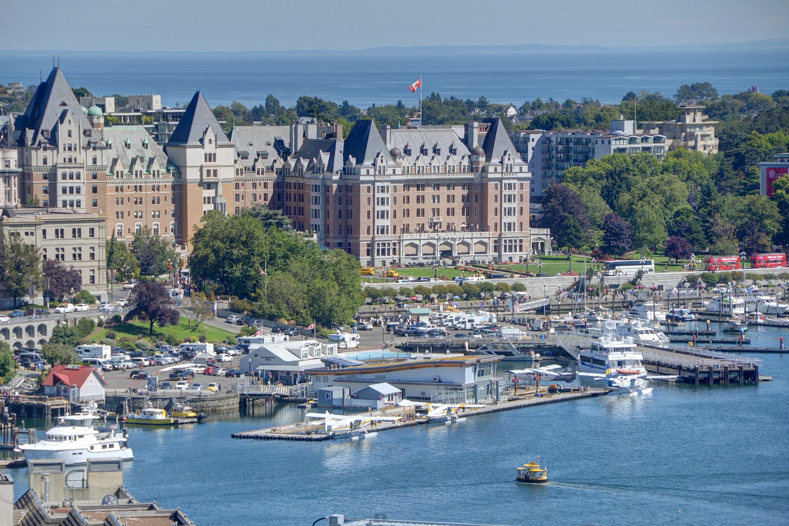 Victoria Inner Harbour and the Fairmont Empress Hotel
