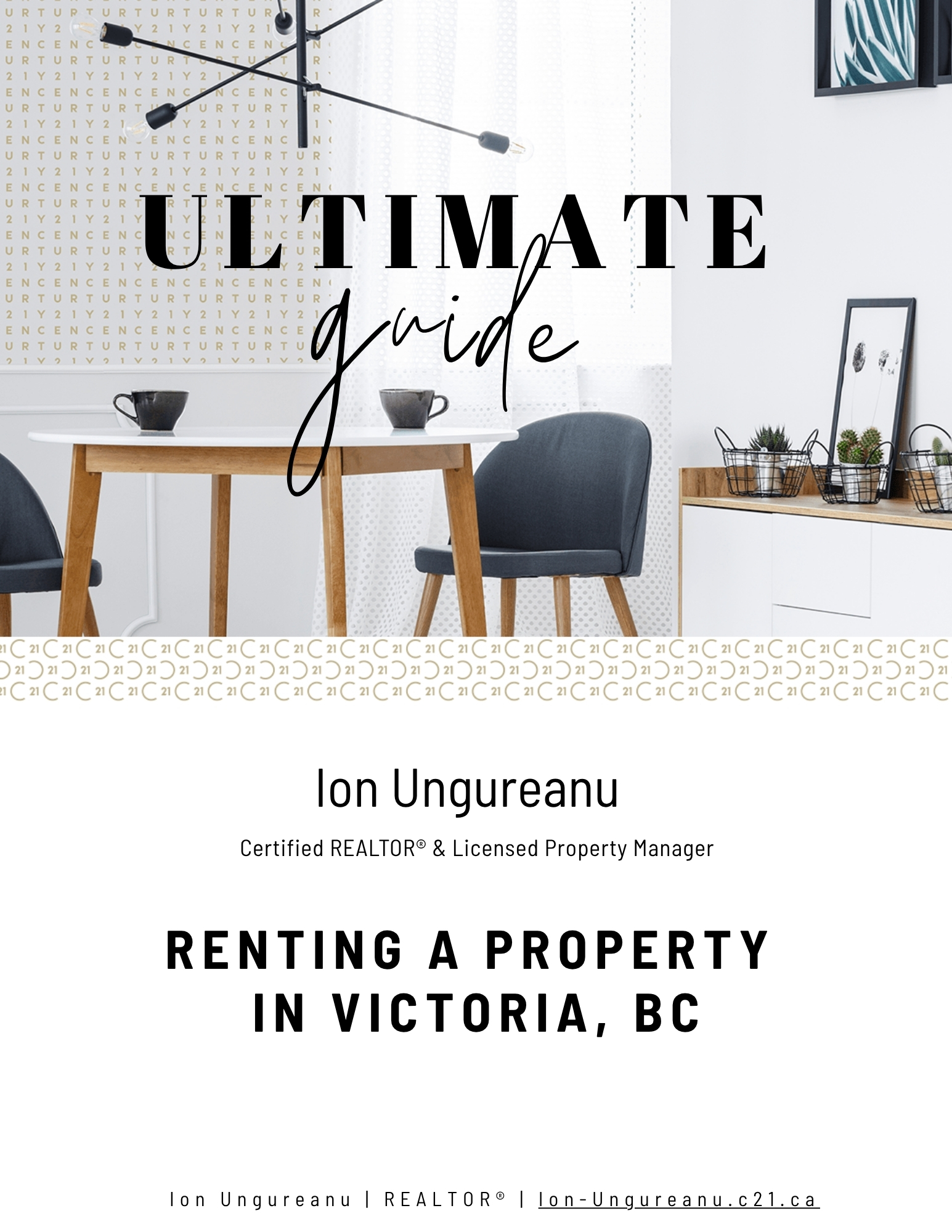 Cover of Ion Ungureanu’s Landlord’s Guide for rental properties in Victoria, BC