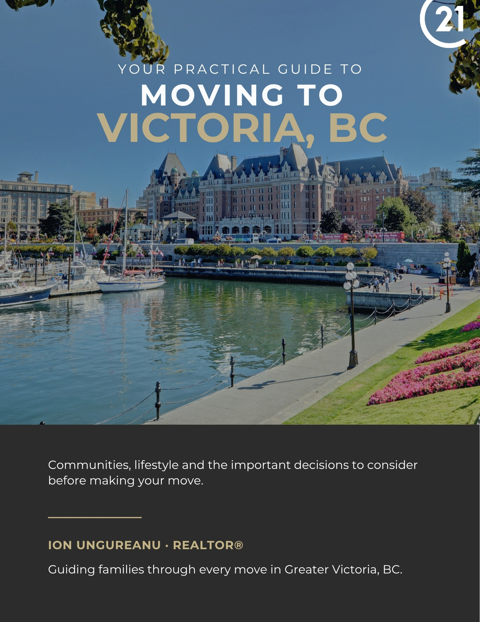 Cover of Ion Ungureanu’s Moving to Victoria BC Guide